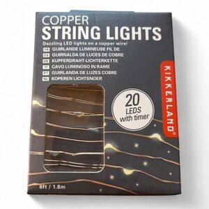 Kikkerland Copper String Lights